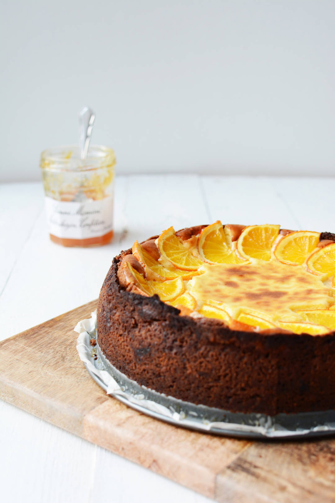 Sinaasappelcheesecake met speculaas Bakrecept