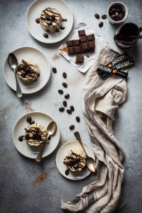 Koffie panna cotta