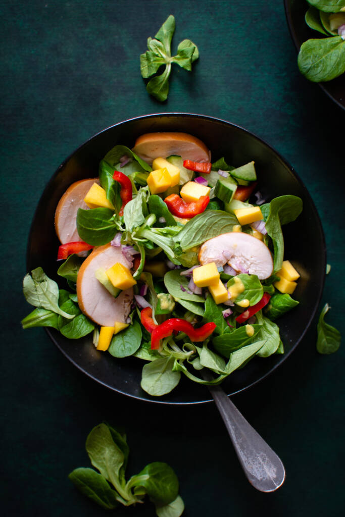 Salade Met Mango En Gerookte Kip De Sandwichformule Nl